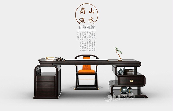 新中式领导办公桌